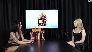 i loved interviewing vivan lola and vitória beatriz in sheer red lingerie full of naughty vibes part 3