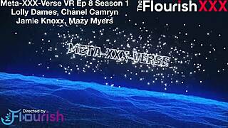 Step into Meta-XXX-Verse VR: Lolly Chanel and Jamie's wild group play
