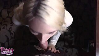 Celestina Blooms creampied then ass cummed after fucking Seth Brogan hard