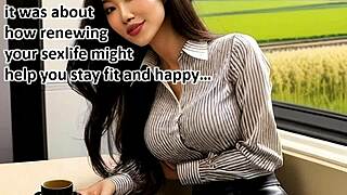 classy cfnm milf in leather skirt rides cock on public train footjob dream?