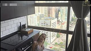 Milf wife cuckolds husband with giant black cock pounding