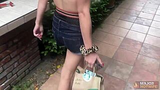 Skinny Blonde Nova Cane's Tight Pussy Takes Rome's Huge Cock Doggystyle