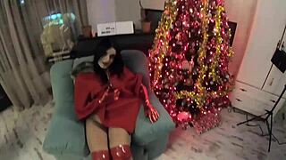 Santa Milfycalla Fulfills Horny Cheating Wife's Naughty Wishes