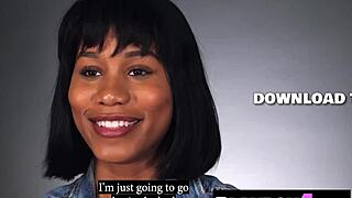 passion explodes in big ass black milf solo rub!