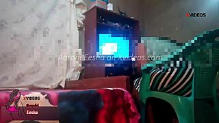 Desi Chubby Housewife Creampied Hard by Repairman at Home Doggystyle