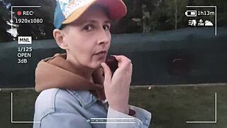 me and my swedish milf gf homemade pov blowjob facial cumshot