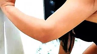 sexy white stepdaughter sucks black stepdad's huge cock on halloween