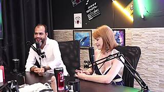 Reh Queen Tantric Massage Moments on Sheer Red Sensual Cast