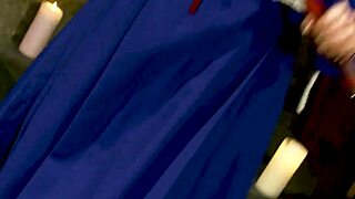 Naughty nun angel dominates Katie K's cum