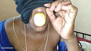 leena tugs her hairy pussy desperately craving that deep throbbing penetration