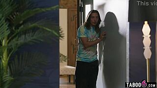 Stepsis Catches Bro Perving on Milf Stepmom Cock!