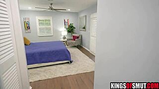 peeping stepson caught spying licks fucks stepmom pussy