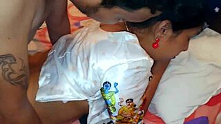 horny indian stepsis asks stepbro to fuck her tight pussy