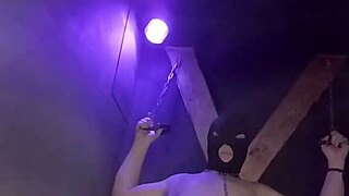 maitresse kantalis chained in club cage, ready for your commands?!