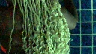 Curvy ebony milf pussy ripped quickie bbc couple fuck