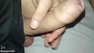 Pretty mature flashes banana closeup during christmas workout