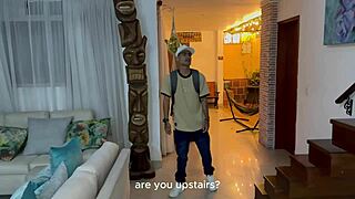 Stepmom's Ebony Latina Ass Rides My Monster Cock Hard