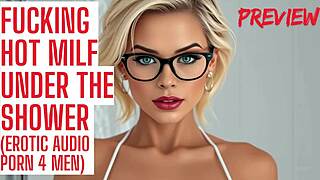 Milf fucks you hard in shower now