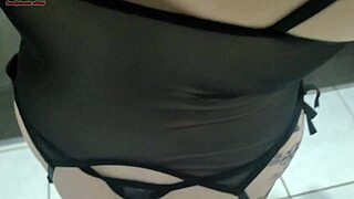 housewife lingerie complaint turns into technician bareback pounding