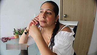 Fucking Best Friend's Curvy Wife While He Works