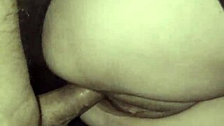 sexy wife in see-through lingerie takes pov homemade anal pounding