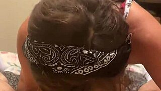  Hooker Deepthroats Balls Then Sucks Cum Off Customer's Dick!