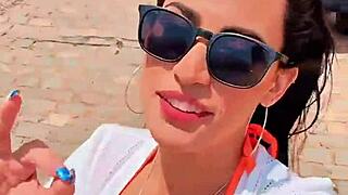 fiz sexo na praia com fotógrafo pau grande marido filmando