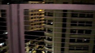 Caught Mom And Daughter On Fire Escape Stairs