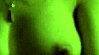 Hot Blonde Delivers Sensual Oiled Cock Handjob