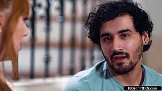 Curvy Stepmom Hints at Stepson's Deep Thrust Lessons