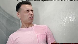 Step Mom Begs Young Stud to Join Her Wet Shower Fuck!