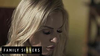 Curvy Blonde Milf Spanked, Fucked Hard by Nephew-in-Law!