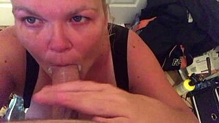 jenna jaymes goes all out deepthroating tittyfucking and rimming that fat cock like a pro housewife