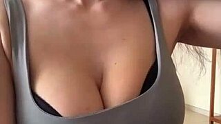 wanna see my wife's huge tits and fat nipples outside?