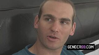 trans stepmom mara nova bends for stepson cock pounding