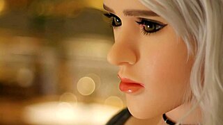 bikini milf sex doll takes deep anal with big ass