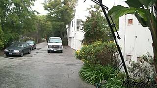 Horny first-timer deepthroats daddy's monster cock rough