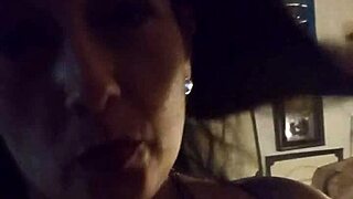 pierced big natural tit milf goddess cleans up her messy boobs