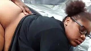 Nerdy ebony's fat ass pounded publicly—what happens next shocks everyone