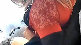 French Mature Woman Feels Deep Passion With Beautiful Transsexual In Stockings