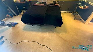 Vacuuming Bedroom Thoroughly