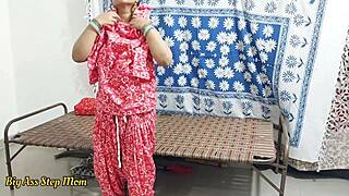 desi stepmom fantasies hardcore doggystyle pounding from young boyfriend!