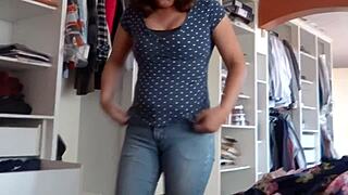 maid's stepson stuffs my ass with huge cumshot load!