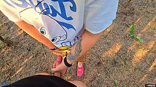 Step Mom Catches Son Jerking Helps Him Cum Fast