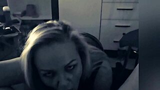 Sensual Blonde Milf Deepthroats Perfect Huge Cock Dress