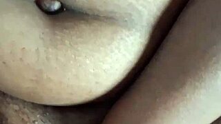 ebony mara exotic squirts in messy creampie with muscular hubby pov