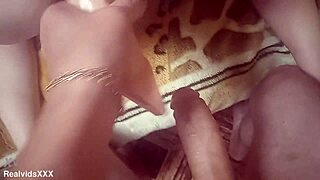 a mature couple films homemade pov doggystyle blowjob with dildo cum in mouth close up