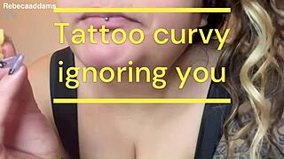 Curvy Tattooed Girl Ignores You Armpit Belly Fart Fetish