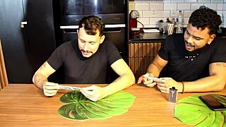 three hot brazilian sluts fucked hard together