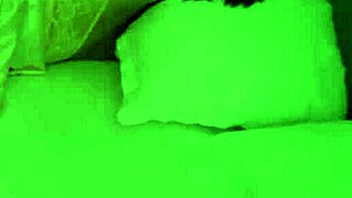 Stepson catches stepmom masturbating... hotel bed sex now in tight pussy?